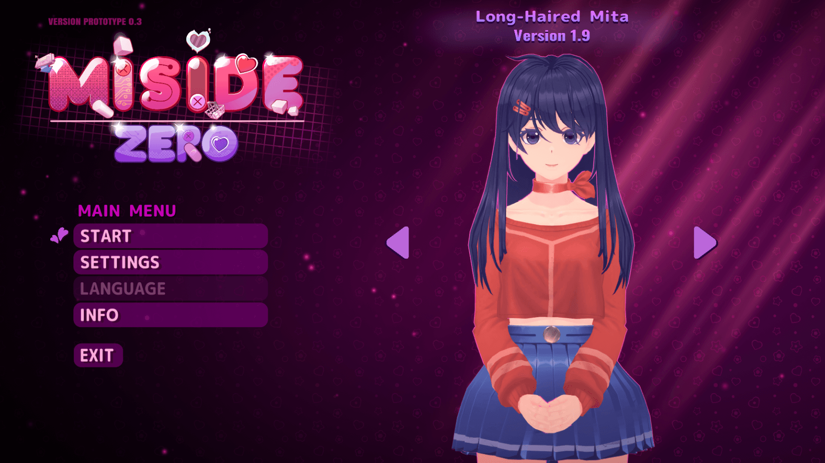 Обложка с демонстрацией игрового процесса MiSide Zero